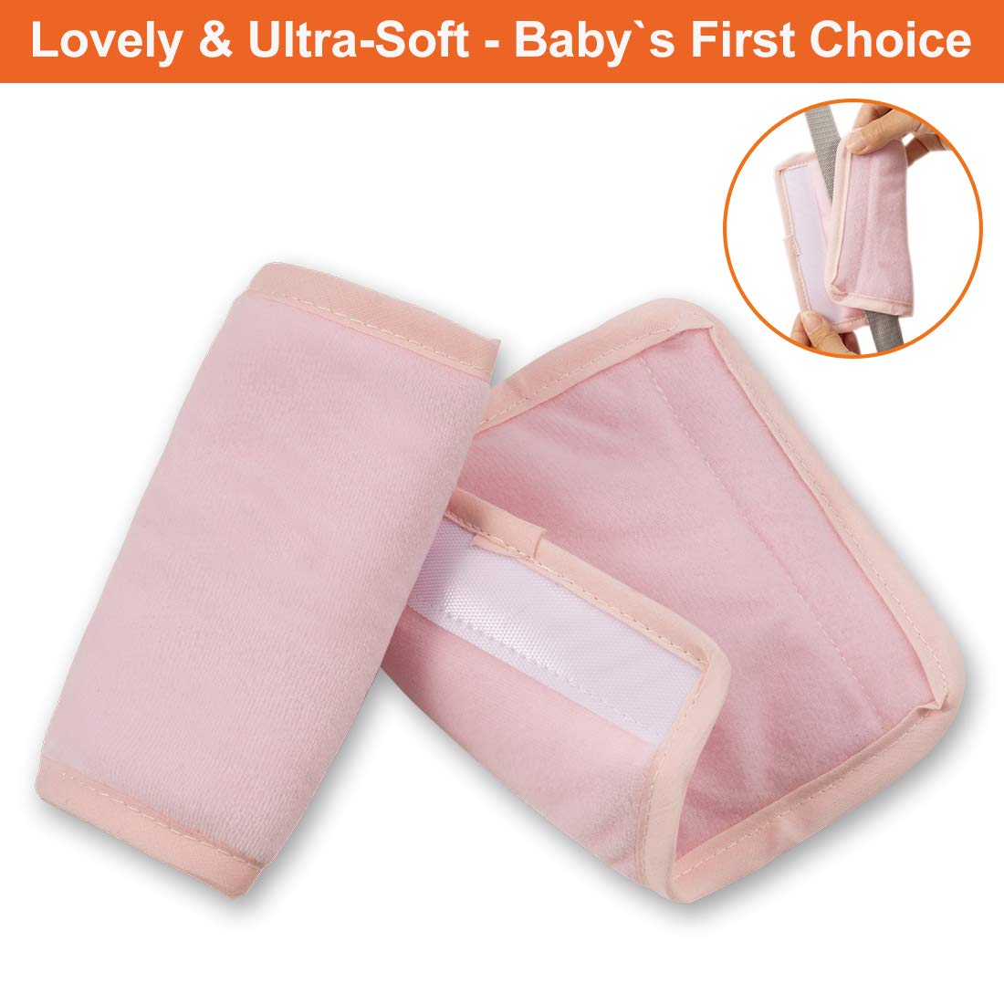 COOLBEBE Seat Belt Pillow for Kids, Extra Soft Toddler