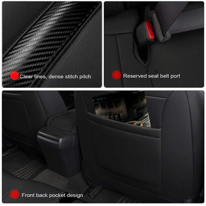 FJ Cruiser 2007-09 Full Leather Seat Covers – Black