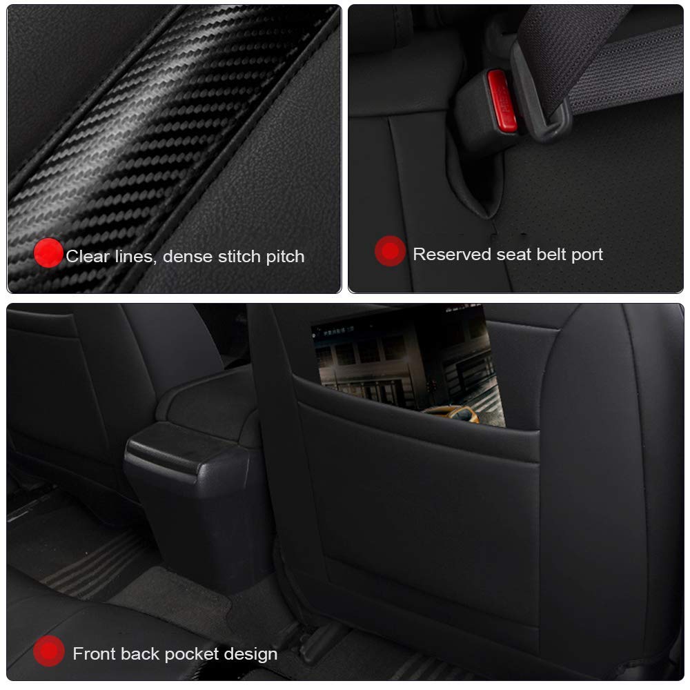 FJ Cruiser 2007-09 Full Leather Seat Covers – Black