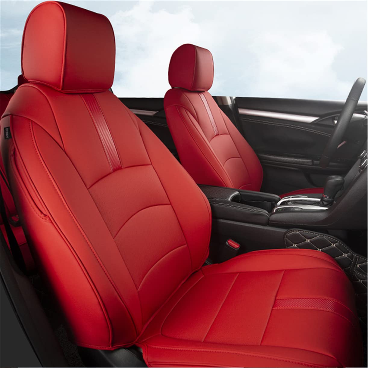 FJ Cruiser 2007-09 Full Leather Seat Covers – Black