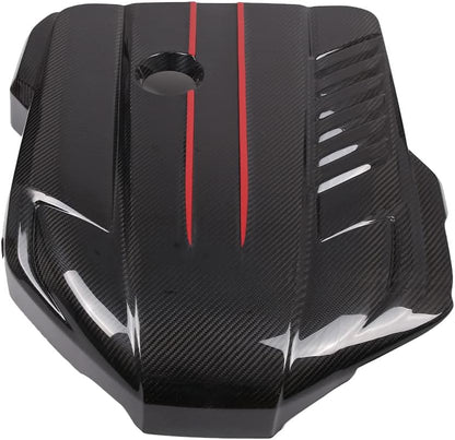 Daeiclru Real Carbon Fiber Engine Bay Cover Fit for Toyota Supra