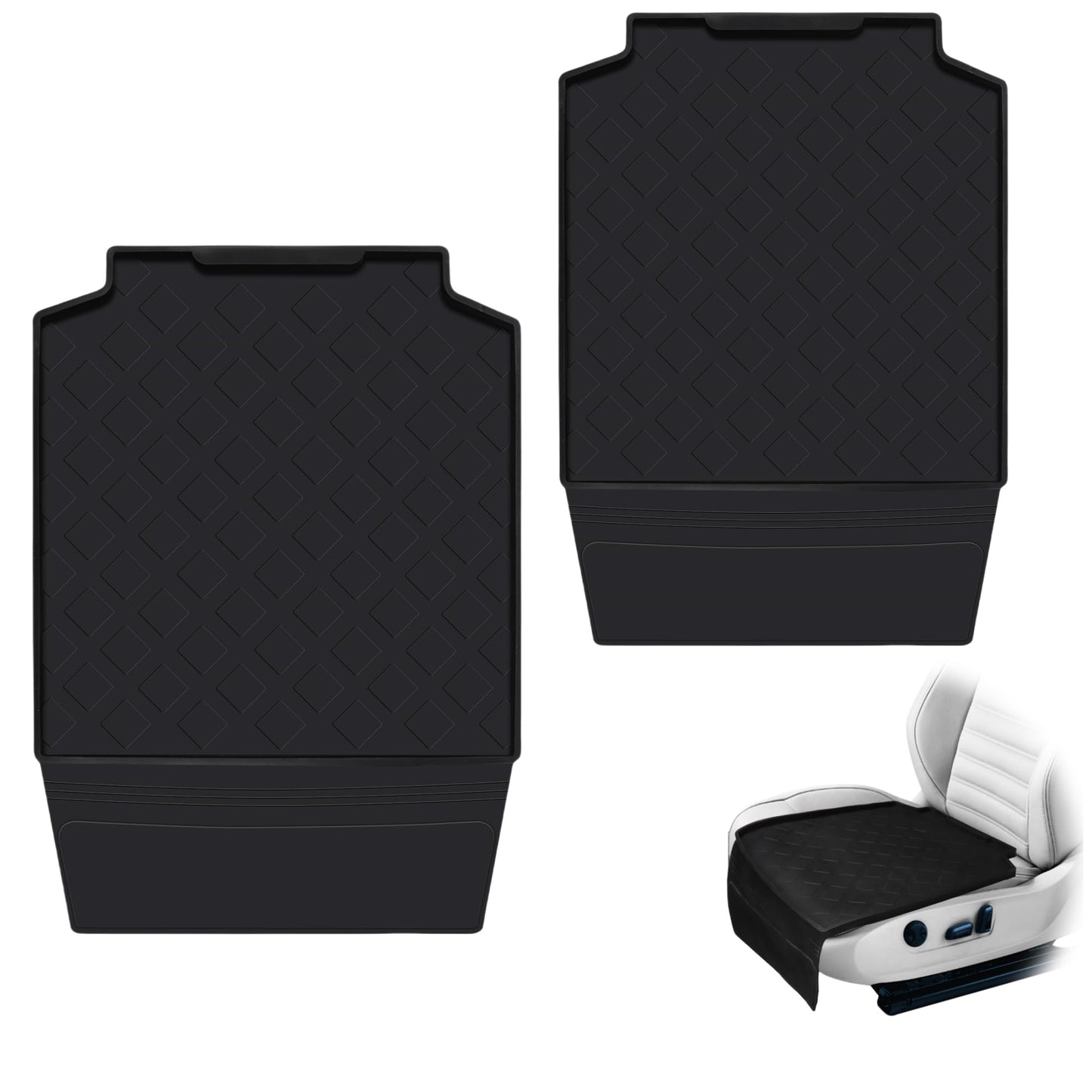 Kids Car Seat Protectors – 2pcs Black