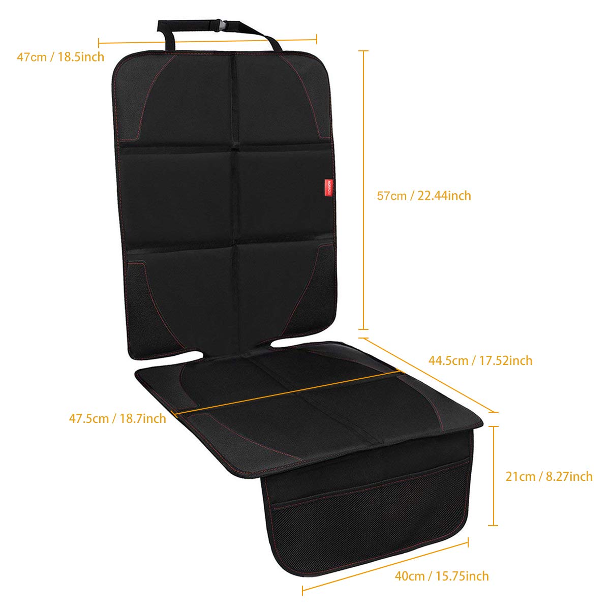 Car Seat Protector Pack Carseat Protector with Thick Padding