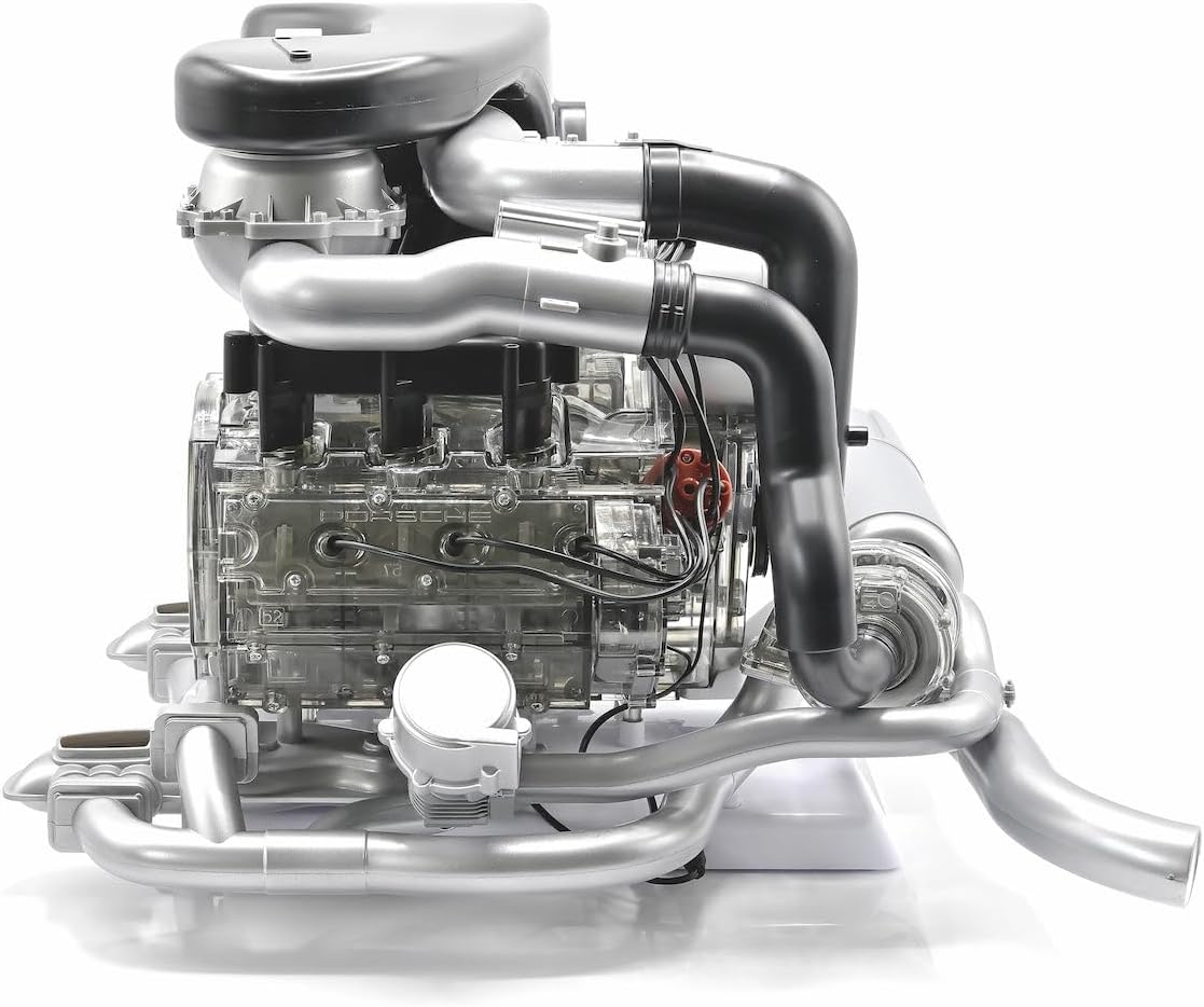 Porsche 911 Turbo Model Engine Kit 1:3 Scale with Collector's Book