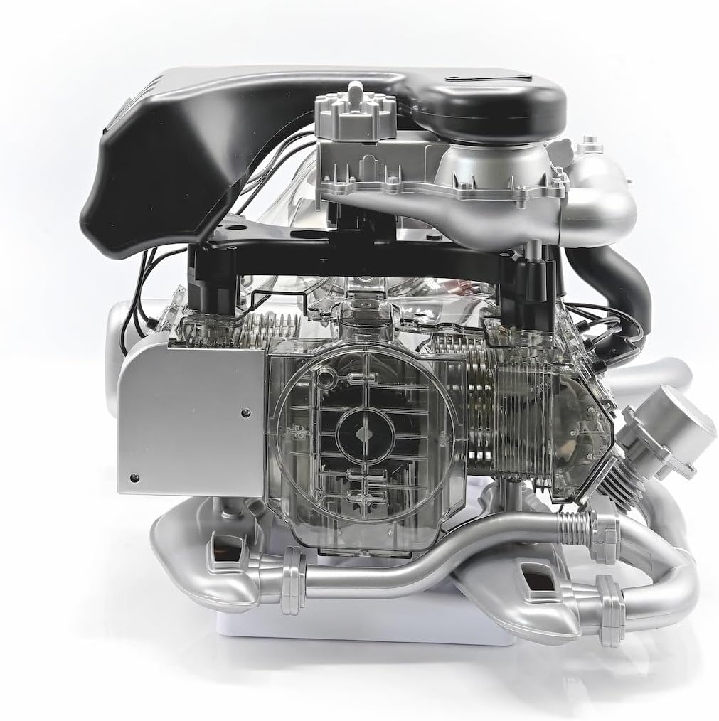Porsche 911 Turbo Model Engine Kit 1:3 Scale with Collector's Book