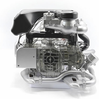 Porsche 911 Turbo Model Engine Kit 1:3 Scale with Collector's Book