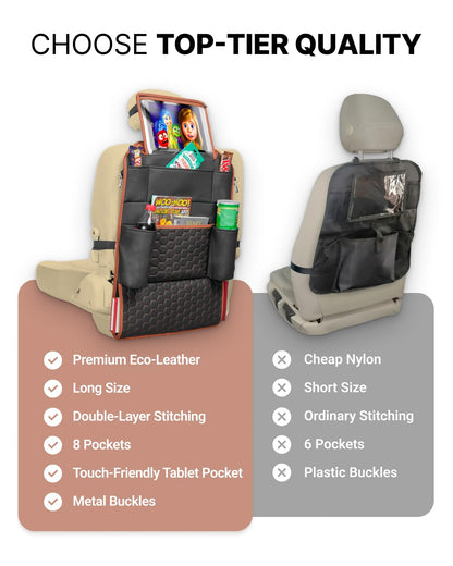 Premium Leather Car Seat Protector for Child Car Seat Cover