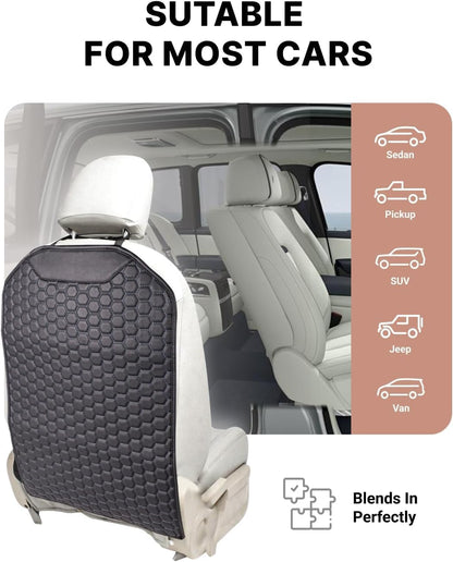 Premium Leather Car Seat Protector for Back Seat