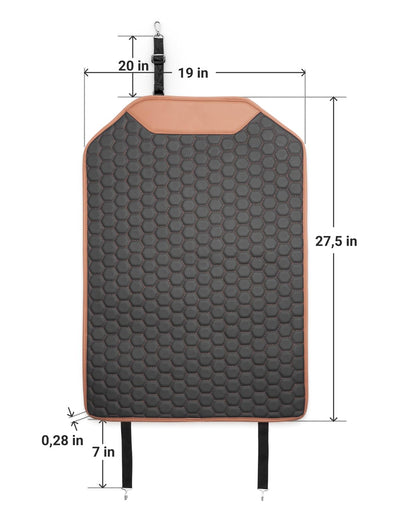 Premium Leather Car Seat Protector for Back Seat