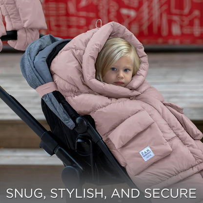 7AM Enfant Stroller Blanket 212 – Fleece Lined, 6M-4T