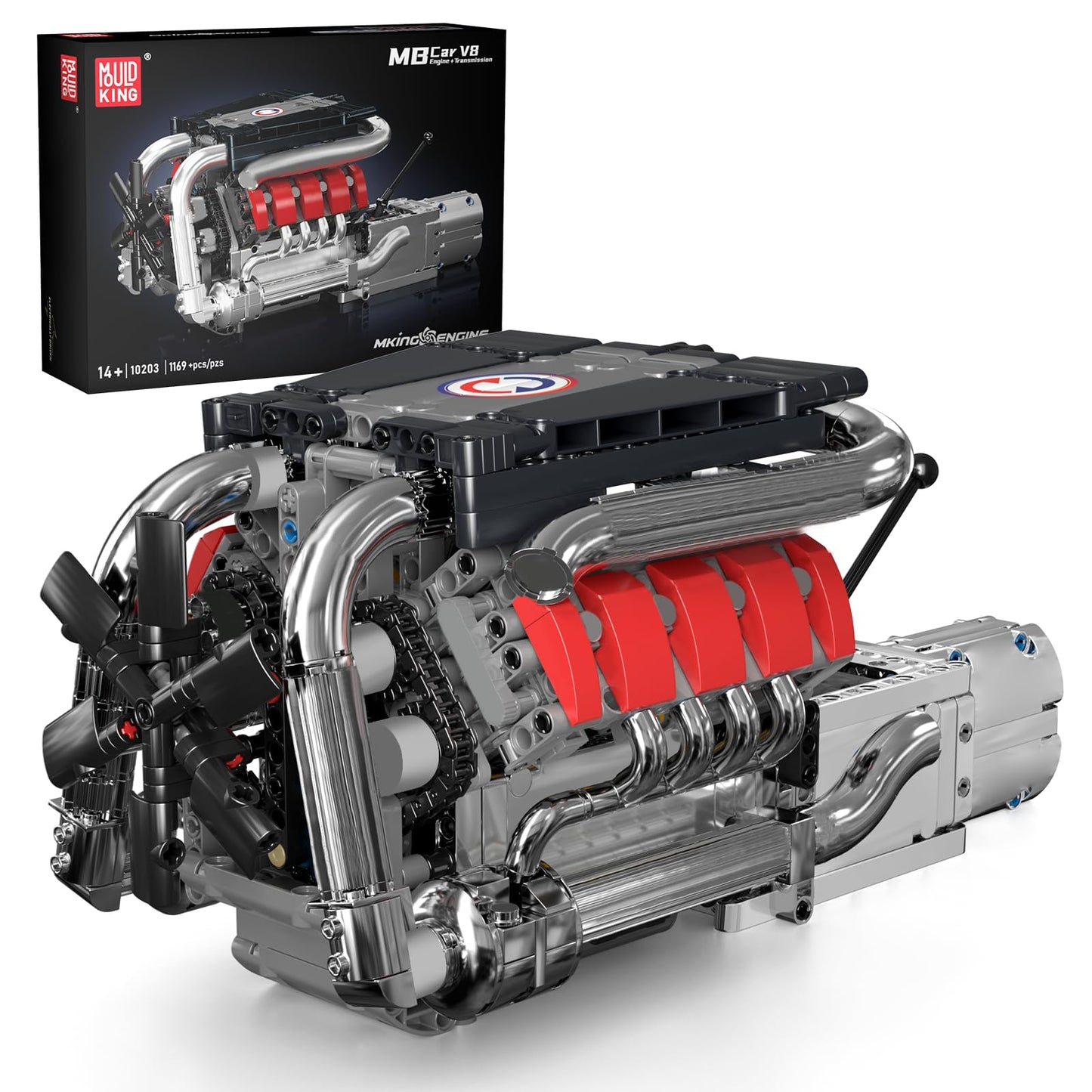 Mould King V8 Engine Model Kit – 2718PCS STEM DIY
