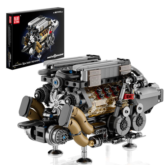 Mould King Mini V8 Engine Kit – 487PCS STEM Toy