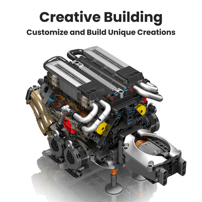 Mould King V8 Engine Model Kit – 2718PCS STEM DIY