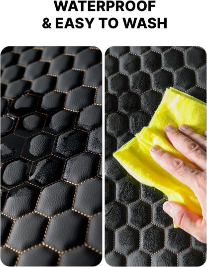 Premium Leather Car Seat Protector for Back Seat