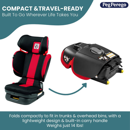 Peg Perego Viaggio Flex 120 Booster – Monza Black/Red