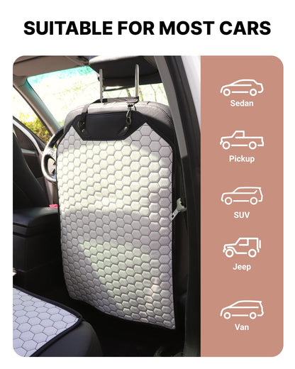 Premium Leather Car Seat Protector for Back Seat