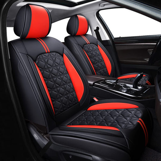 OASIS AUTO Waterproof Leather Seat Covers – Coffee