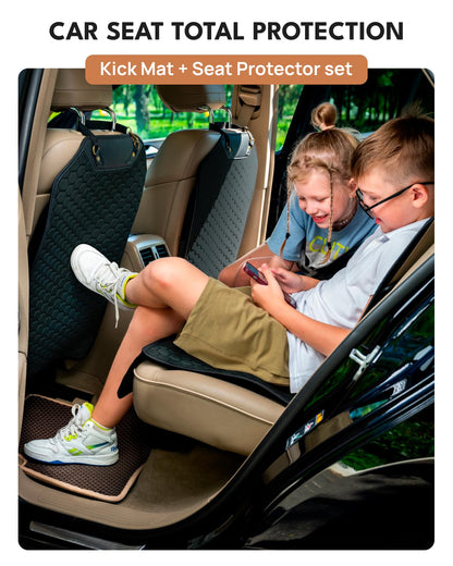 Premium Leather Car Seat Protector for Child Car Seat Cover