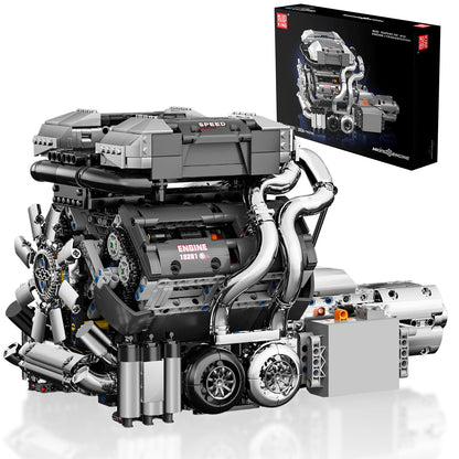 Mould King V8 Engine Model Kit – 2718PCS STEM DIY