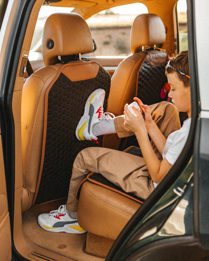 Premium Leather Car Seat Protector for Back Seat