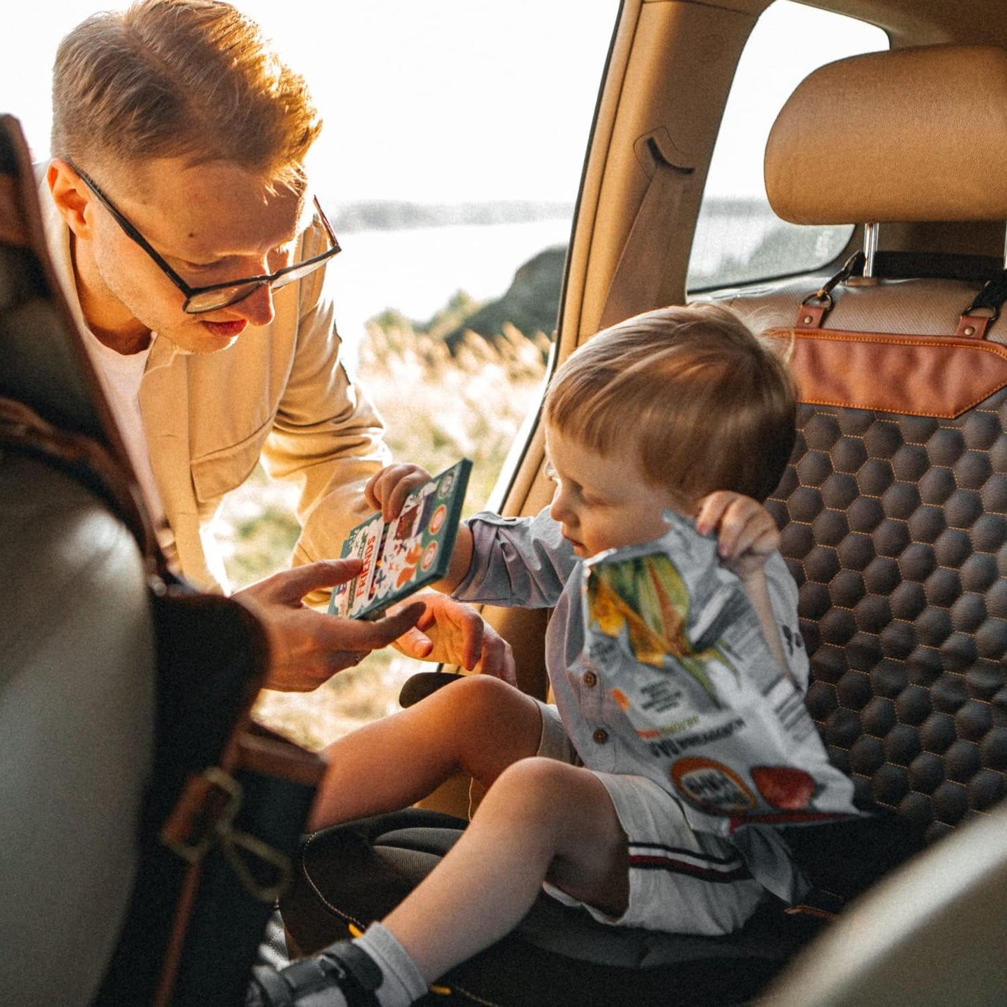 Premium Leather Car Seat Protector for Child Car Seat Cover