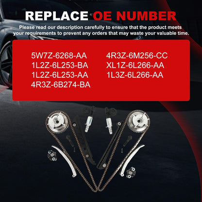 Engine Timing Chain Kit Oil Pump Water Pump Phasers