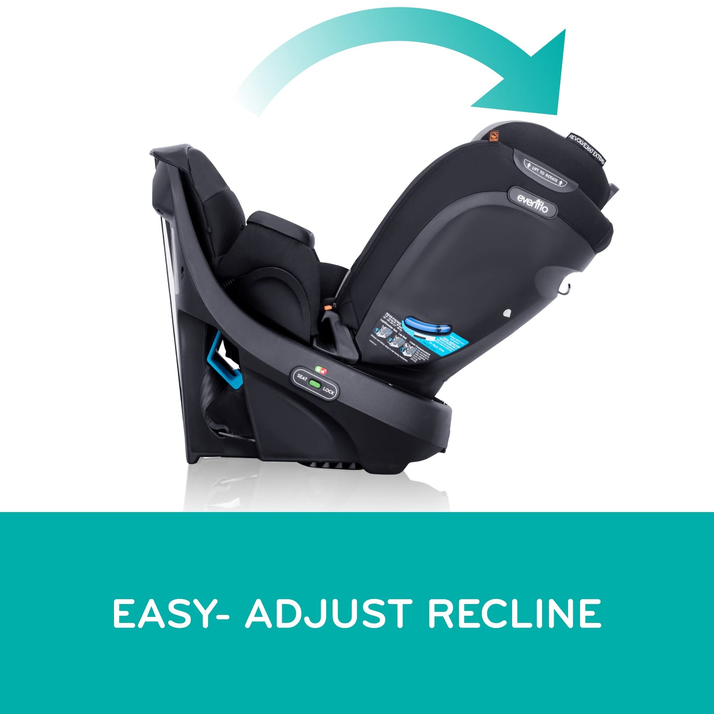 Evenflo Revolve360 Extend Convertible Car Seat with 360 Degree Rotation