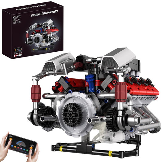 V8 Engine STEM Toy – Sound & Moving Pistons