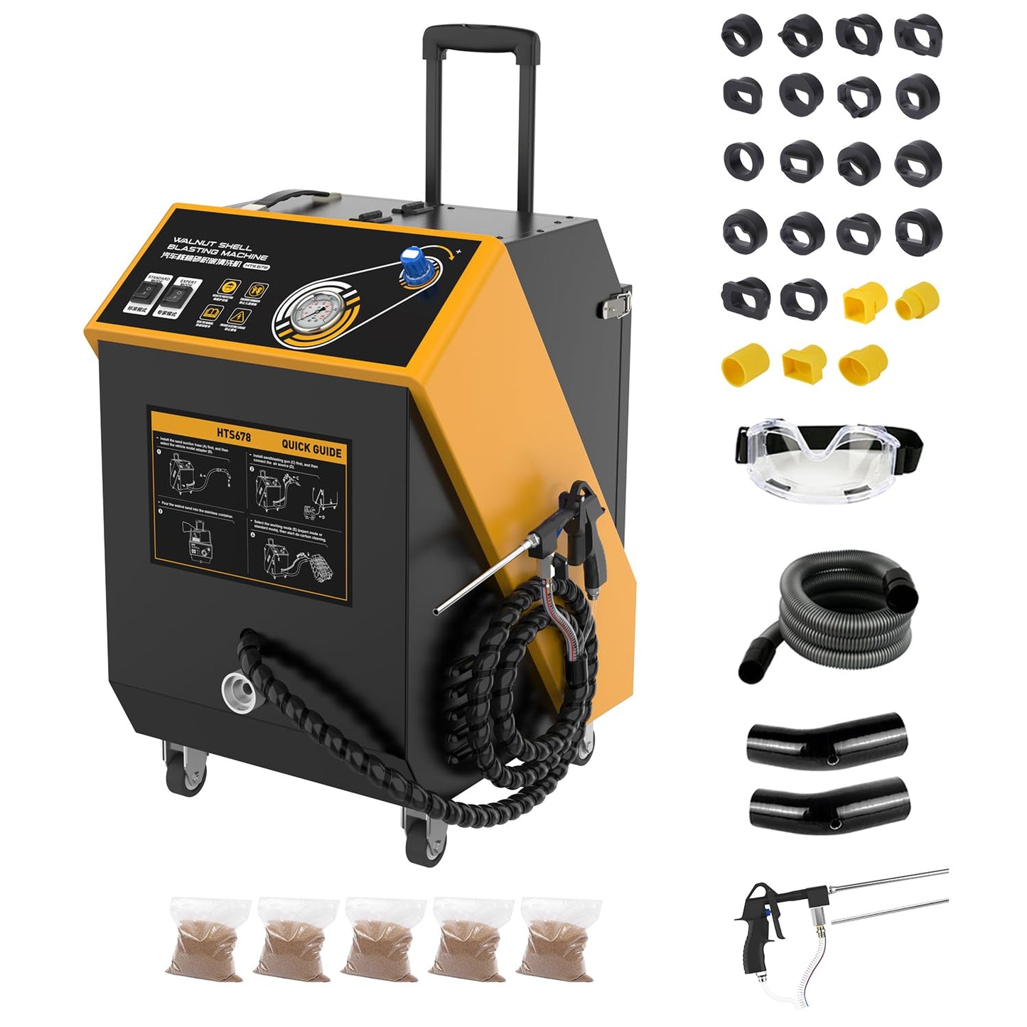 Walnut Blaster Cleaner, HTS558 Automotive Engine