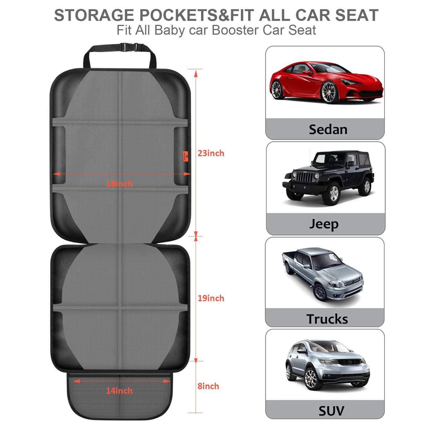 Car Seat Protector,Auto Car Seat Protectors Baby