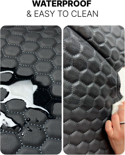 Premium Leather Car Seat Protector for Back Seat
