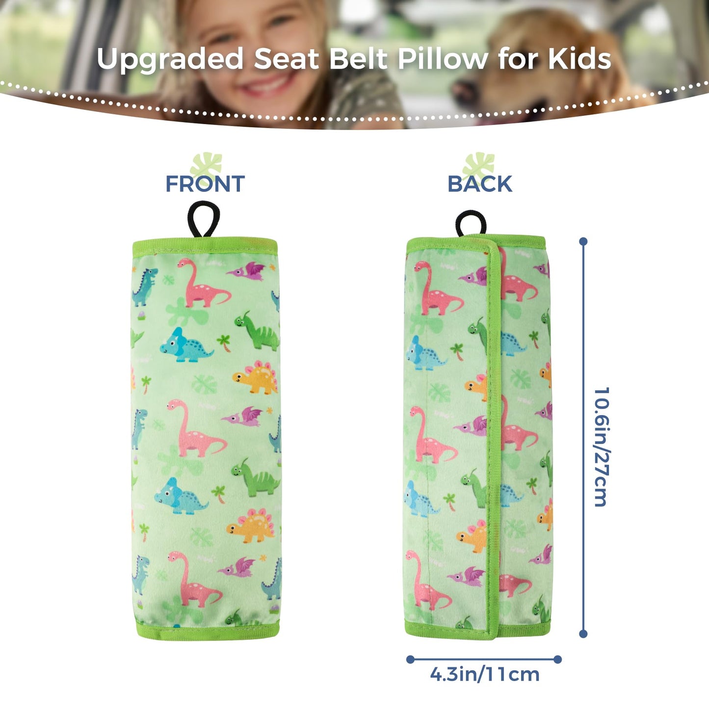 COOLBEBE Seat Belt Pillow for Kids, Extra Soft Toddler