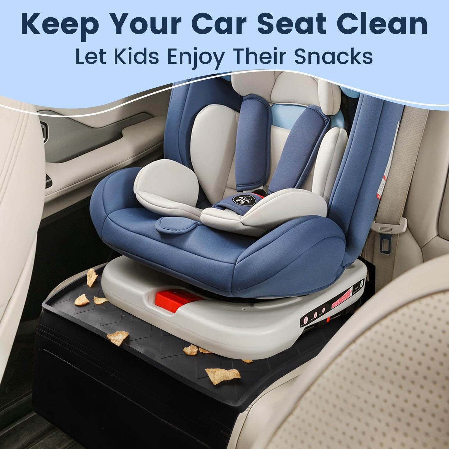 Kids Car Seat Protectors – 2pcs Black