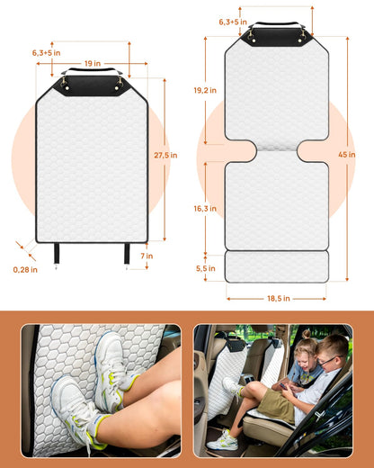 Premium Leather Car Seat Protector for Child Car Seat Cover