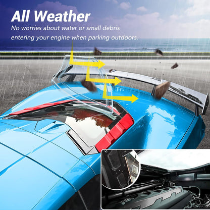 Dry Bay Vent Blocks and Rear Window Spoiler,Rear Hatch Hood Car