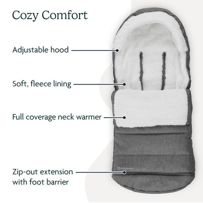 UPPAbaby CozyGanoosh Footmuff – Callum Stone Blue