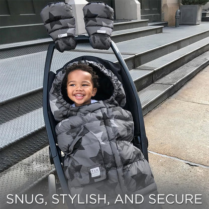 7AM Enfant Stroller Blanket 212 – Fleece Lined, 6M-4T