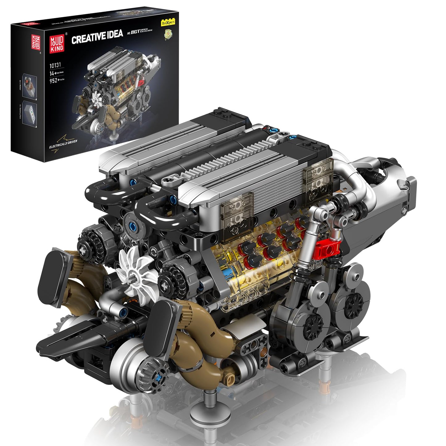 Mould King V8 Engine Model Kit – 2718PCS STEM DIY