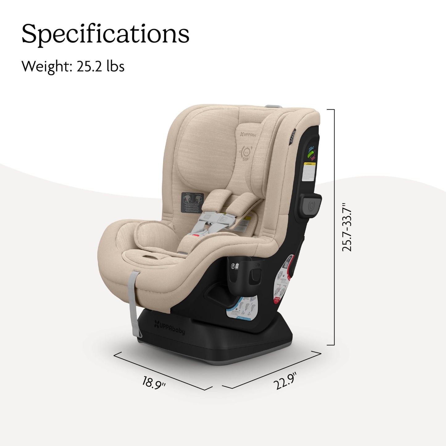 UPPAbaby Rove Convertible Car Seat – Jake Black