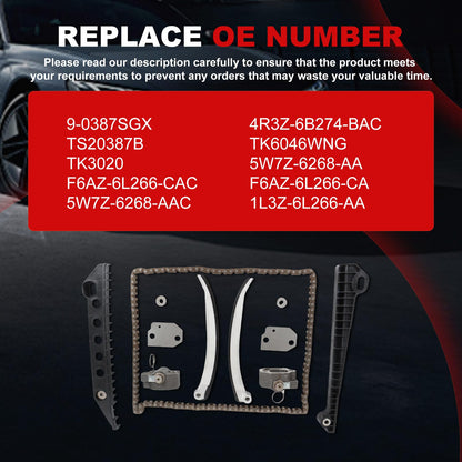 Engine Timing Chain Kit Oil Pump Water Pump Phasers