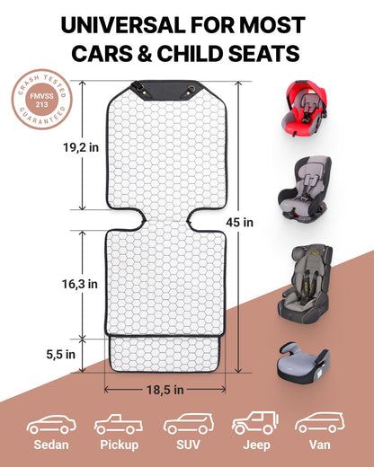 Premium Leather Car Seat Protector for Child Car Seat Cover