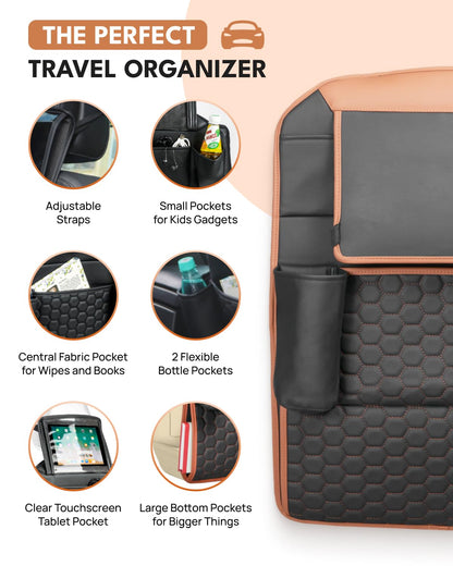 Premium Leather Car Seat Protector for Child Car Seat Cover