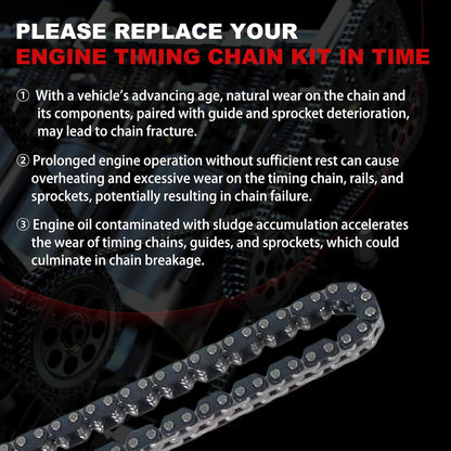 Timing Chain Kit 2.0L 1.6L Fit for GLC300 2016-2018 for GLC250