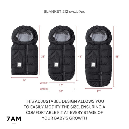 7AM Enfant Stroller Blanket 212 – Fleece Lined, 6M-4T