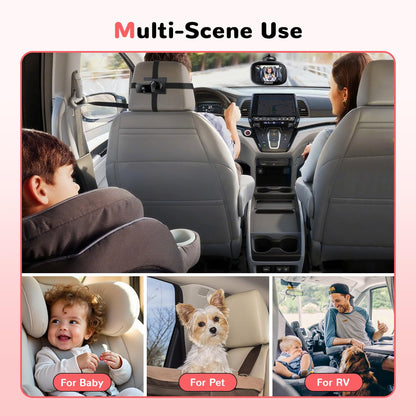 Itomoro Dual Baby Car Camera – 5" HD Monitor