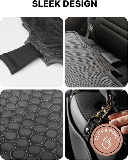 Premium Leather Car Seat Protector for Back Seat