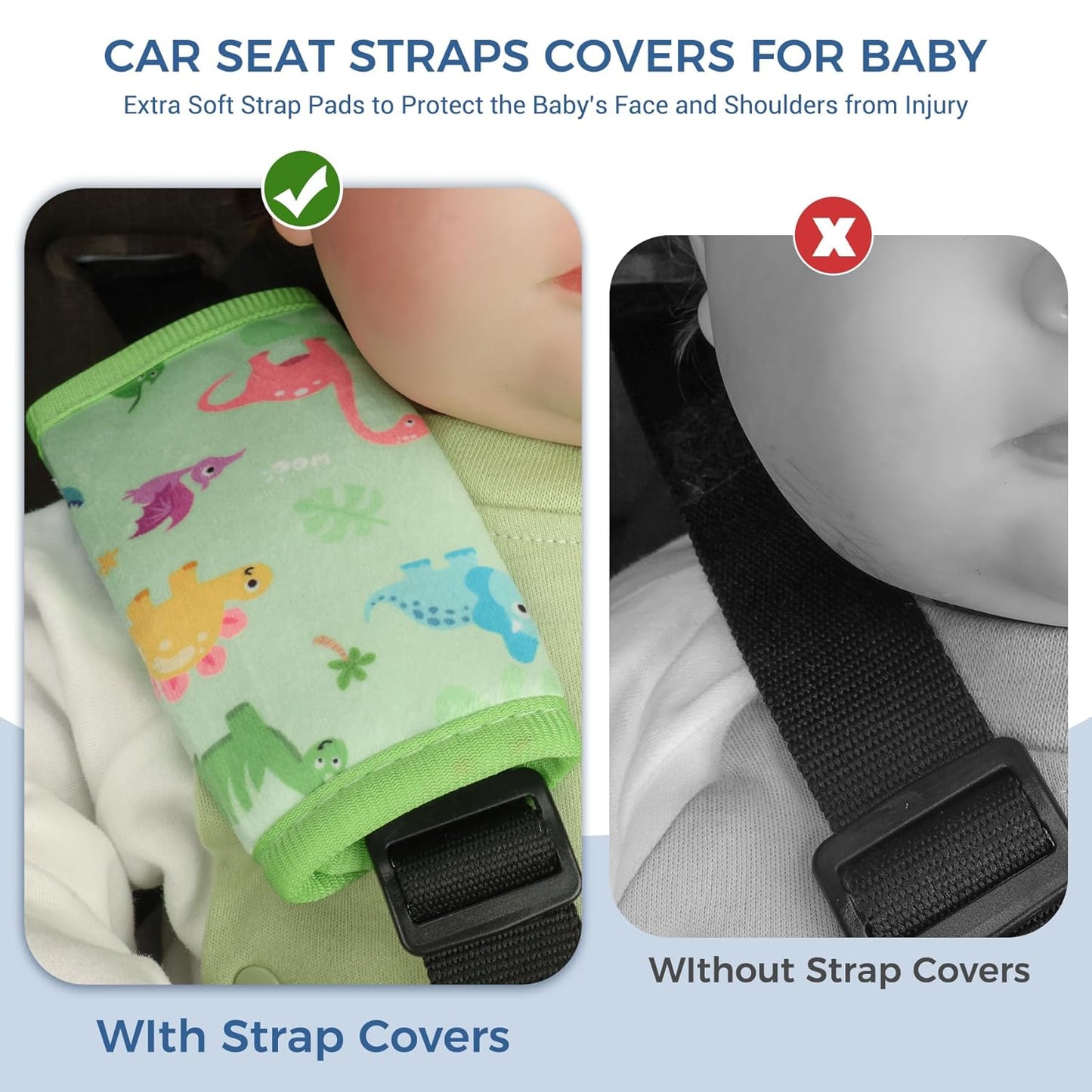 COOLBEBE Seat Belt Pillow for Kids, Extra Soft Toddler