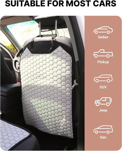 Premium Leather Car Seat Protector for Back Seat
