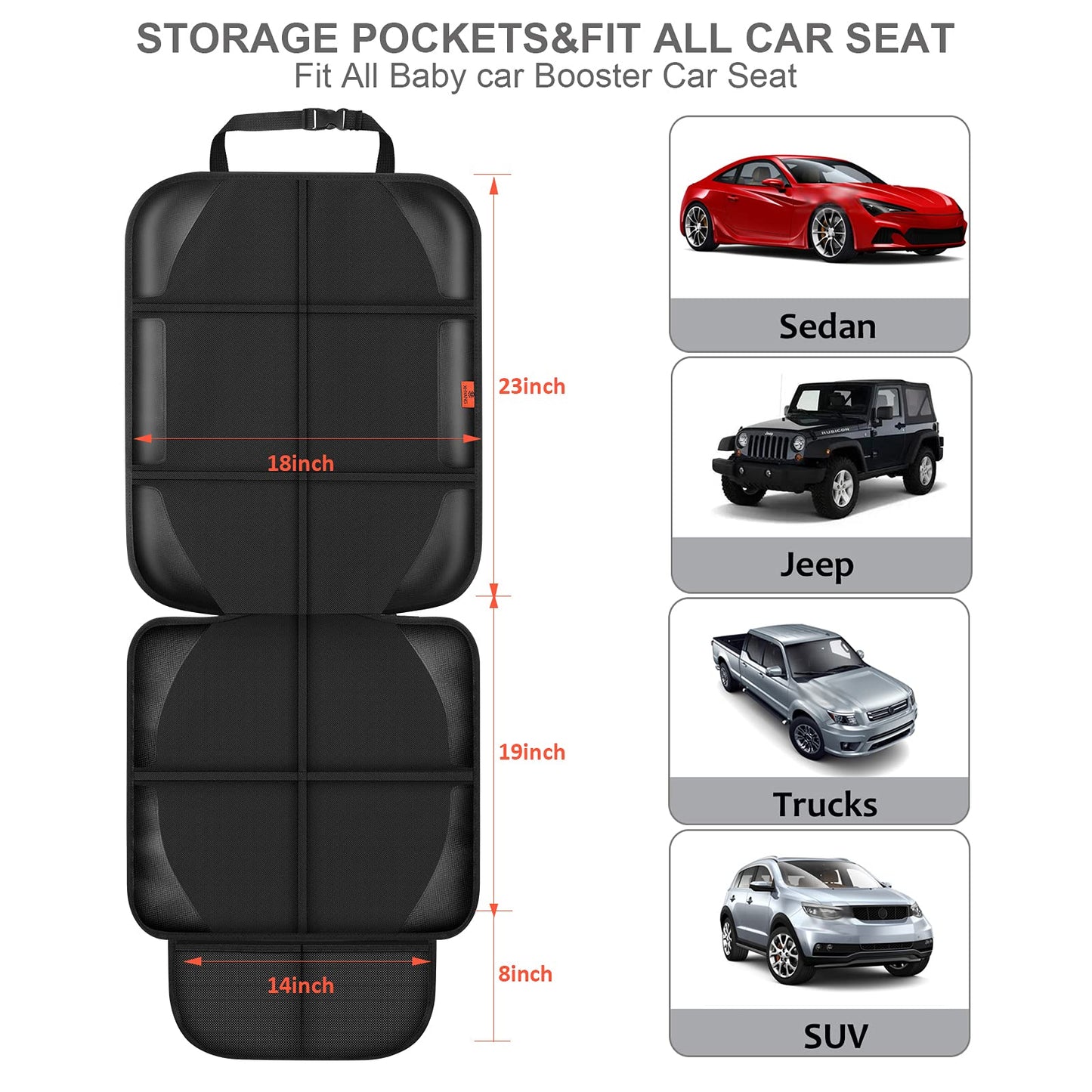 Car Seat Protector,Auto Car Seat Protectors Baby
