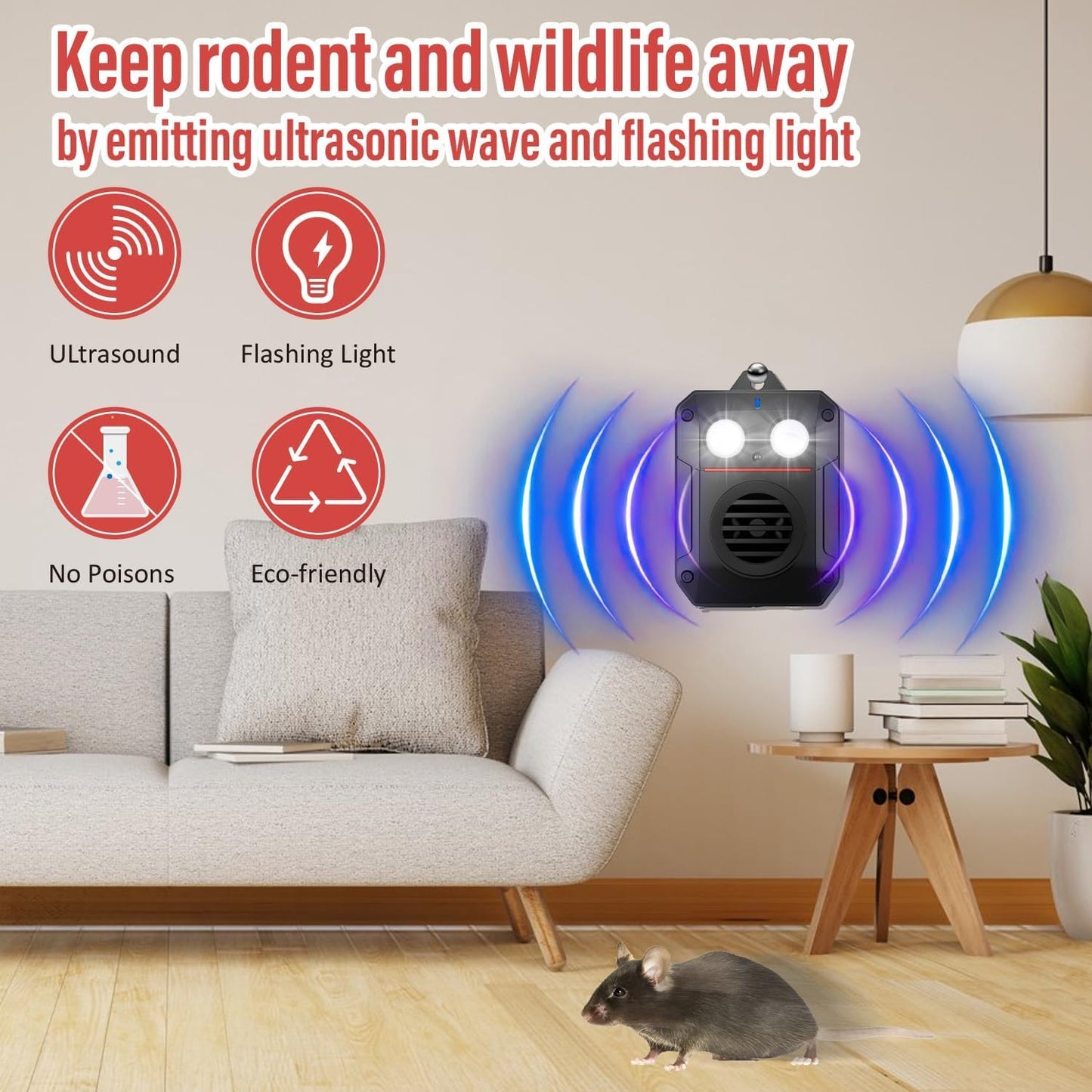 Ultrasonic Rat Repeller – Car & Outdoor